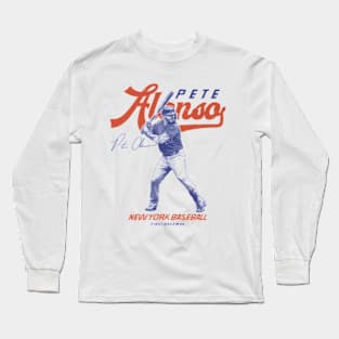 Pete Alonso New York M Retro Long Sleeve T-Shirt